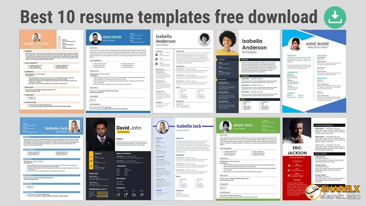 Best Free Resume Templates for Download (ATS-Friendly & Modern Layouts)